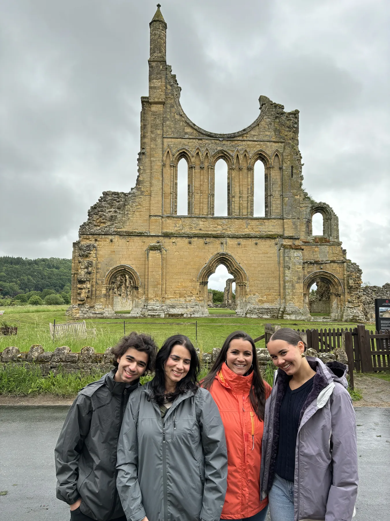 A happy family enjoying a private Yorkshire tour whatever the season